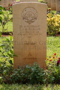 BEIRUT WAR CEMETERY - DICKSON, THOMAS JAMES MOORE